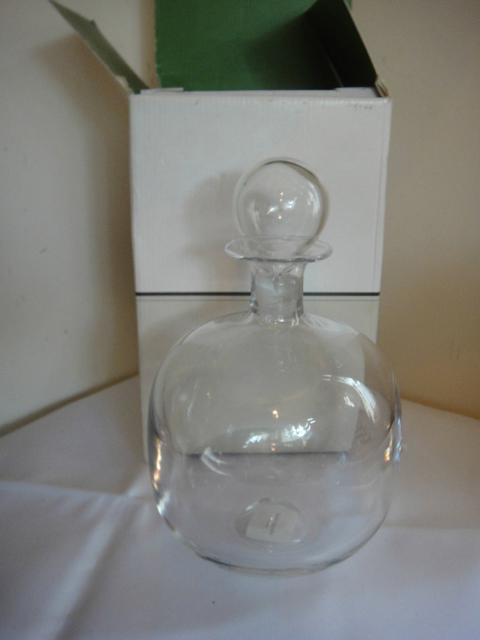 Kate Spade Sloan Street Crystal Barrel Decanter