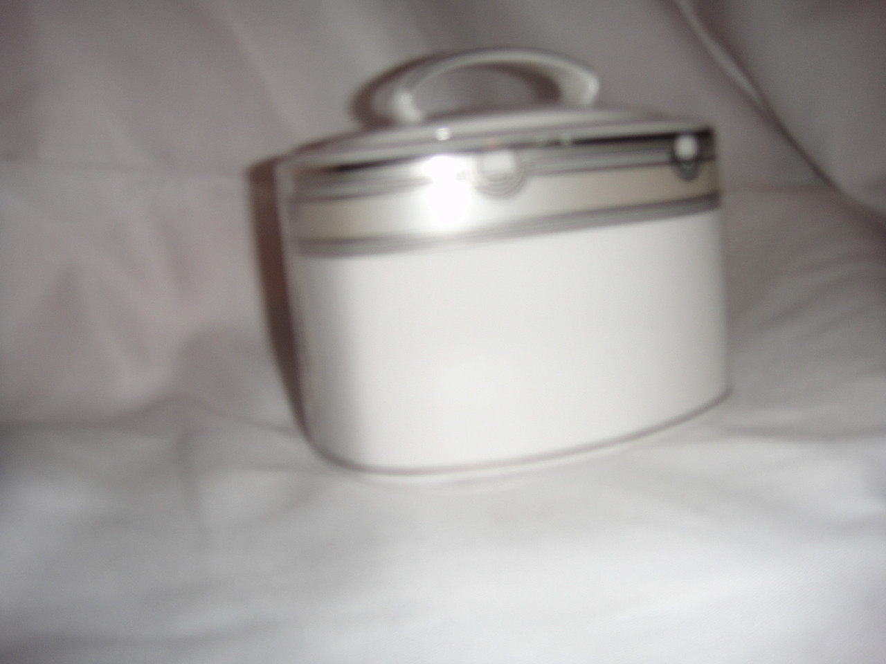 Kate Spade Corona Grove Platinum Sugar Bowl New