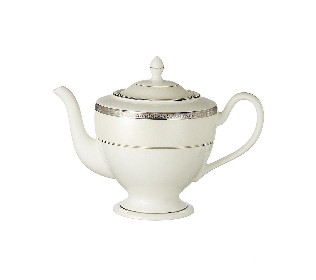 Waterford Araglin Platinum China Teapot New