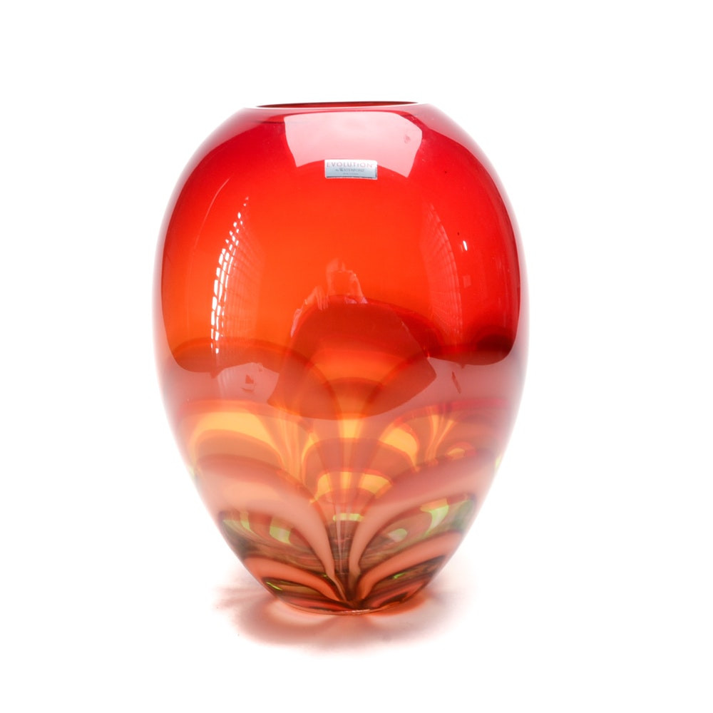 Evolution by Waterford Ginger Jar Vase 11"