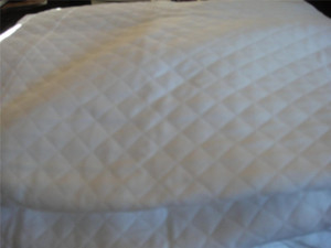 Sferra Bari Diamond Pique White Full Queen Blanket Cover set New