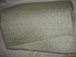 Sferra Sesto Leaf Green Full/ Queen Quilt Blanket  Cover Set New 