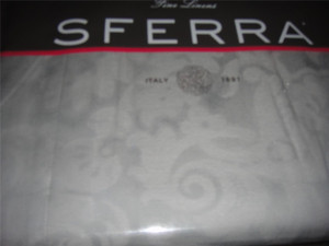 Sferra Layton Seamist  Queen Duvet Cover New