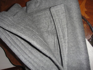 Ralph Lauren Grey Flannel Cashmere Euro Sham 