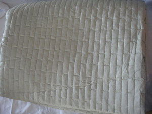 Sferra Sesto Ivory Full/ Queen Quilt Blanket Cover Set New