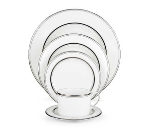 Kate Spade new york "Library Lane Platinum" China 24  Place Settings with Soup