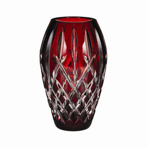 Waterford Crystal Araglin Prestige Ruby Vase (9 Inches)
