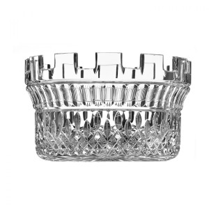 House of Waterford Lismore 10" Crystal Diamond Cut Castle Bowl