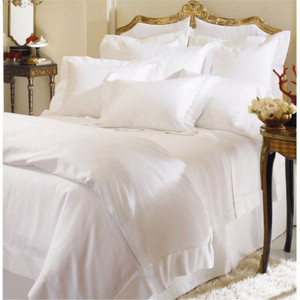 Sferra Milos 1020tc Queen Duvet Cover Set White