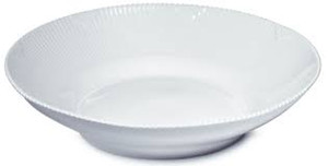 Royal Copenhagen White Elements Cereal Bowls Set of 2 New 