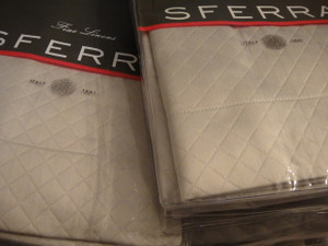 Sferra Bari 743 Diamond Pique King Cal-King Blanket Cover Grey 