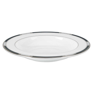   Lenox Hancock Platinum White Rim Soup Bowl 
