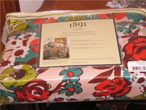 Sferra Palm Beach Posy Azalea 5pc Full Queen Duvet cover Set 