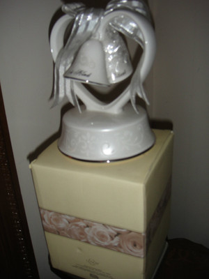 Lenox Opal Innocence Love is Patient Cake Topper  New in Box