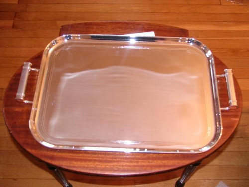 Lenox  Kate Spade Pompano Point 13X18 Silverplate Tray New 