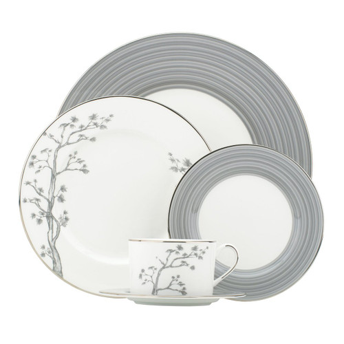 Lenox Gluckstein Willow 62-piece Dinnerware Set for 12 New