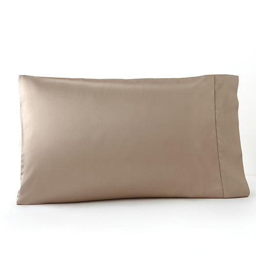Sferra Giotto Standard Pillowcases Dark Khaki