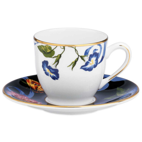 Lenox Scalamandre Stravagante Demitasse Cup and  Saucer 3 oz New