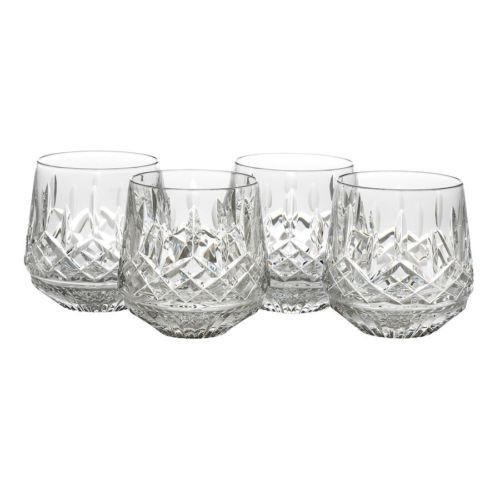 Waterford Four-Piece Lismore Old Fashion Glasses Roly Poly