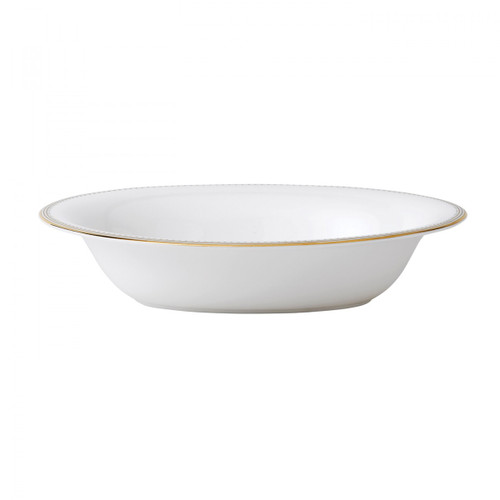 Golden Grosgrain Oval Open Vegetable Bowl