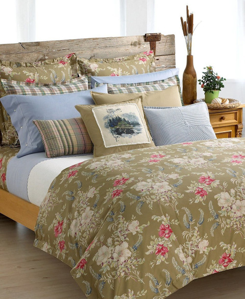 Ralph Lauren Boathouse Floral Twin Duvet Cover Set New