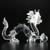 Swarovski Crystal Dragon Fabulous Creatures Red Eyes  Mint No Box COA