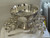 Grande Baroque by Wallace Silver Plate Large Punch Bowl Set 14 PC
