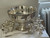 Grande Baroque by Wallace Silver Plate Large Punch Bowl Set 14 PC