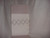 Sferra Quarto Percale  White w/ Lilac Ash Embroidery Standard Sham New