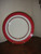 Kate Spade Library Lane Platinum  Coral 9 " Accent  Plate 