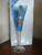 Waterford Wishes Courage Prestige  Goodwill LT Blue Crystal Flute