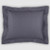 Sferra Sarto 3285 Egyptian Cotton Jacquard King Sham Indigo   