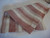 Ascot Set of Four Hemstitched Dinner Napkins by Sferra Cinnabar  New  