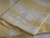 Ascot Four Hemstitched Linen Dinner Napkins by Sferra Mustard New 