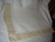 Sferra Filetto White stone Color Block Linen Table Runner New 15 X 90