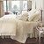 Ralph Lauren Whitehall Tonal Cream 12pc  Cal-King  Duvet Comforter Cover Set  New