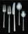 Wedgwood Vera Wang Hammered 18/10 stainless 47 pc Flatware set for 8 