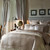 Sferra Micca Full Queen Duvet Cover Set Sable New