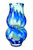 Evolution by Waterford Cobalt Rush 38cm Hurricane Candelabra