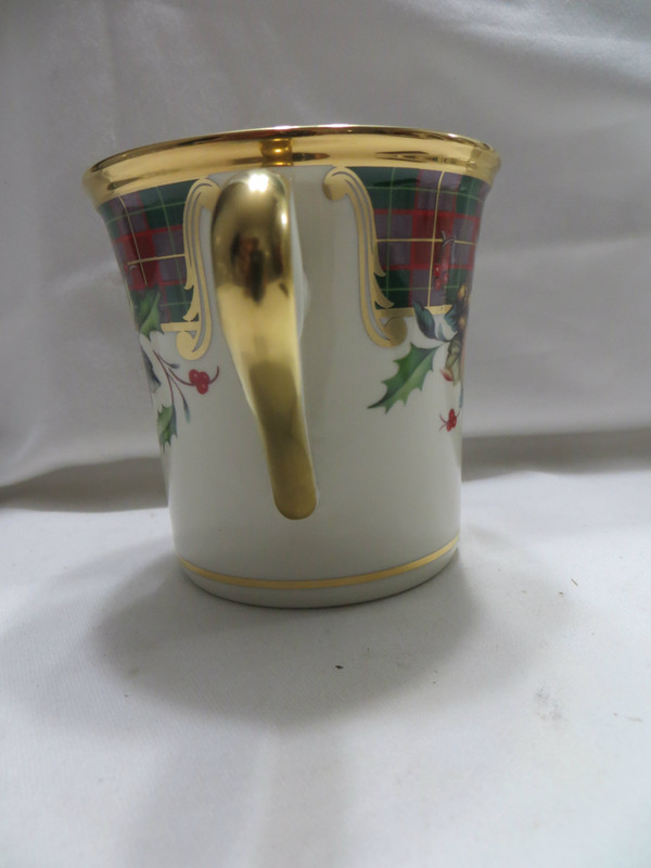  Lenox  Holiday Tartan Coffee  Mug New