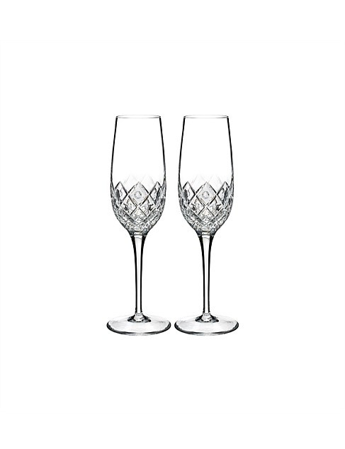 Waterford Crystal Essentially Waterford Lissadel Flute Pair