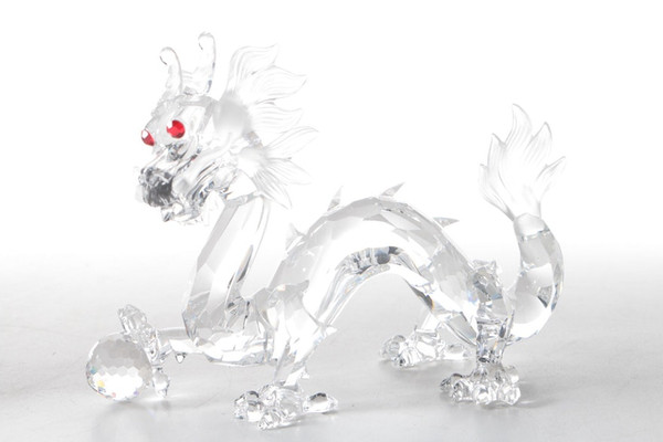 Swarovski Crystal Dragon Fabulous Creatures Red Eyes  Mint No Box COA