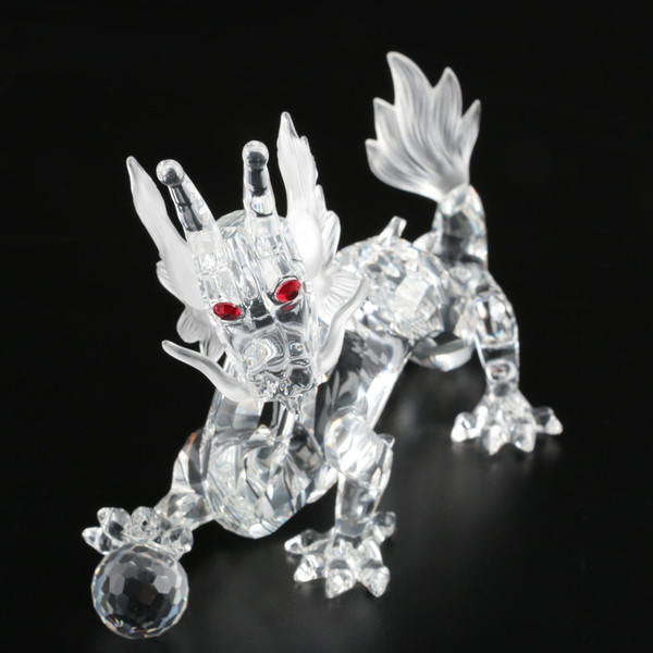 Swarovski Crystal Dragon Fabulous Creatures Red Eyes  Mint No Box COA