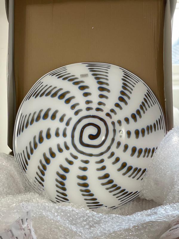 Waterford Evolution Trinidad Menagerie 161583 Centerpiece Tray Platter