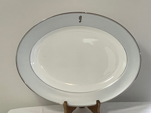 Waterford Seahorse Ocean 15.25" Oval Platter New