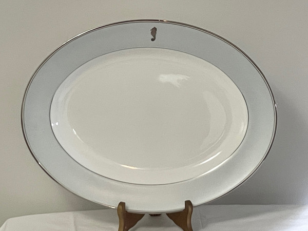 Waterford Seahorse Ocean 15.25" Oval Platter New