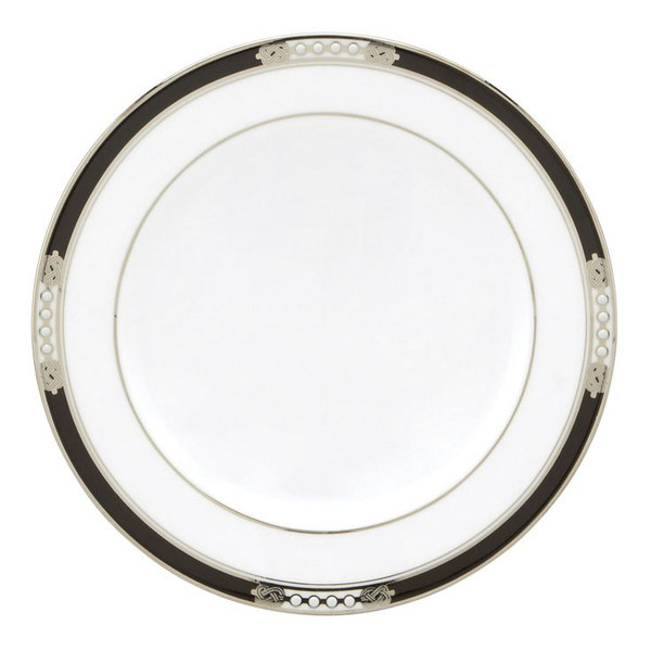 Lenox Hancock Platinum White Bone China 5pc Dinnerware Set
