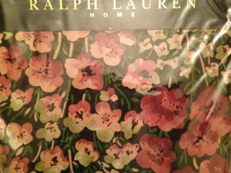 Sferra for Ralph Lauren Black Label Abagail Floral King Fitted Sheet 400tc New