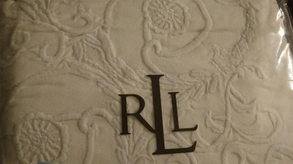 Ralph Lauren Whitehall Tonal Cream 12pc  King  Duvet Comforter Cover Set  New