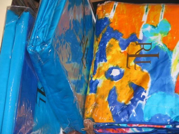 Ralph Lauren Isle Capri Turquoise Blue Twin Duvet Cover Set New